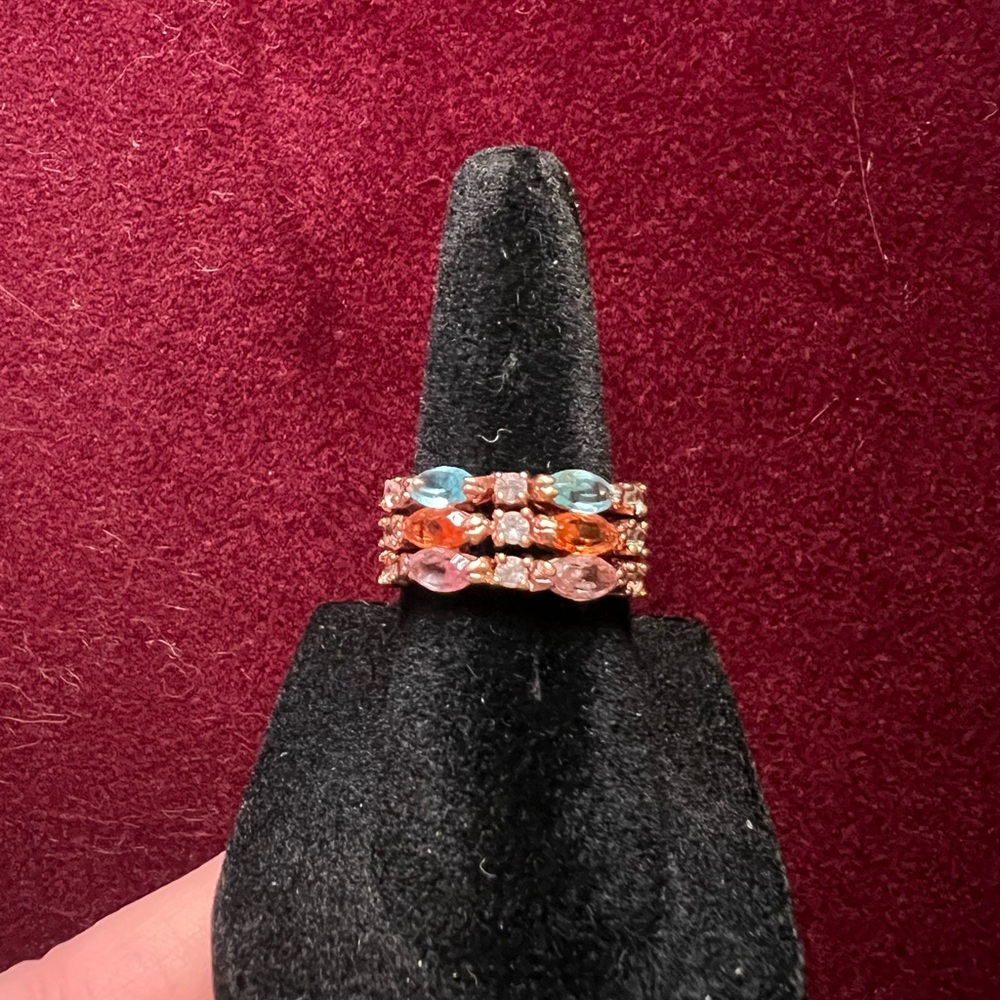 Multi Stone Ring - image 1